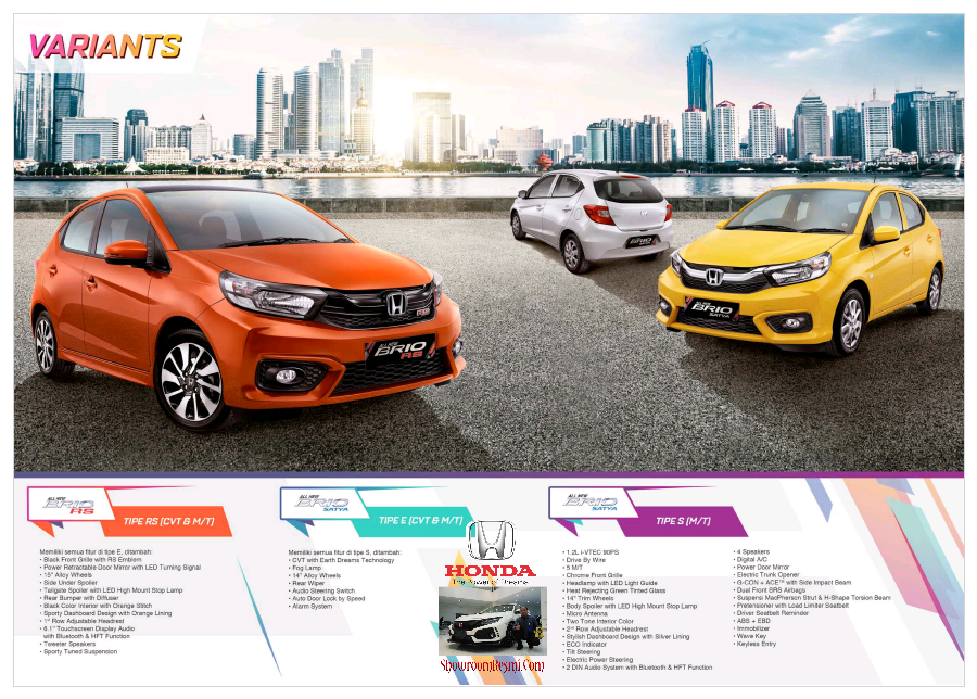 Promo All New Honda Brio Harapan Indah Bekasi